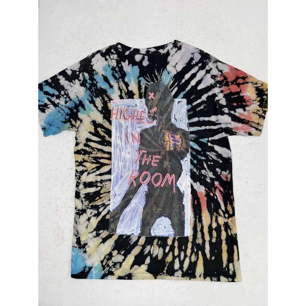 Travis Scott Cactus Jack Highest In The Room Tie-Dye Shirt Large L Hip-Hop CLEAN